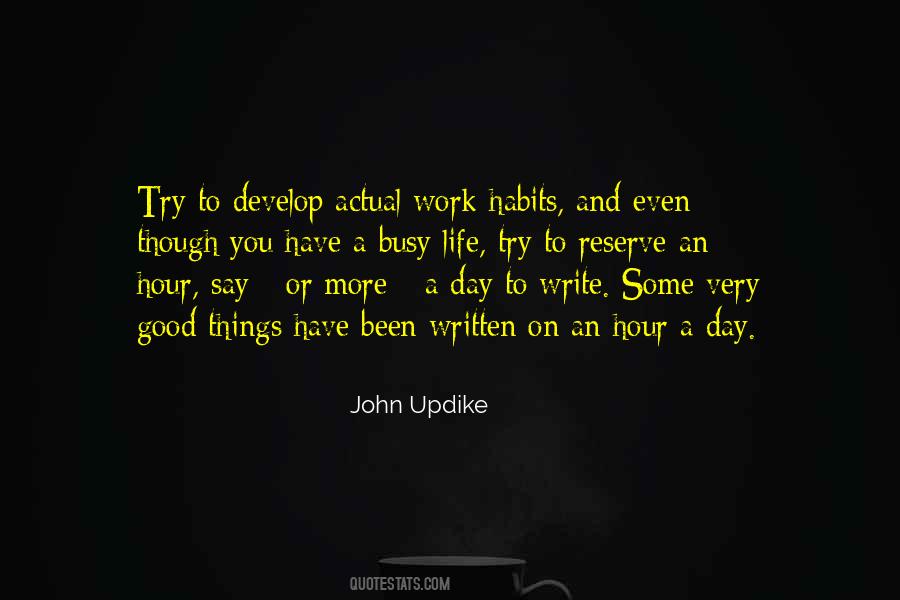Quotes About Work Habits #959631