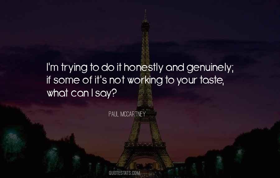 Quotes About Working Honestly #1107415