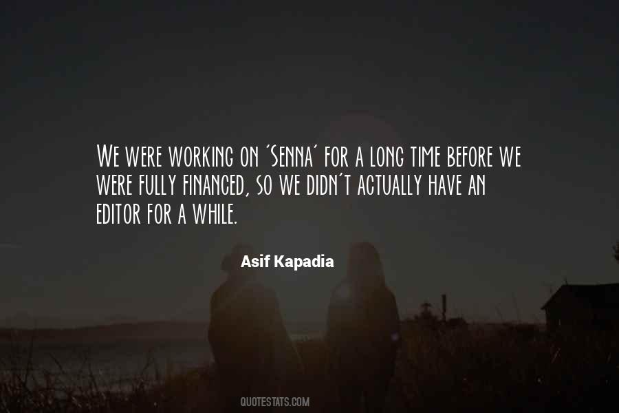 Quotes About Working Time #156281