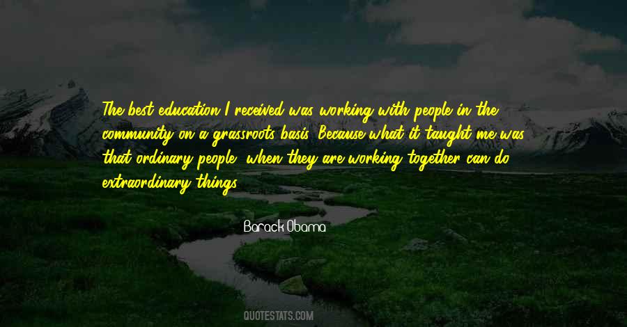 Quotes About Working Together As A Community #945035