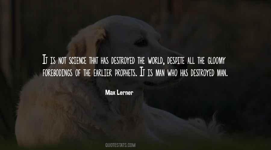 Quotes About World Destruction #516906
