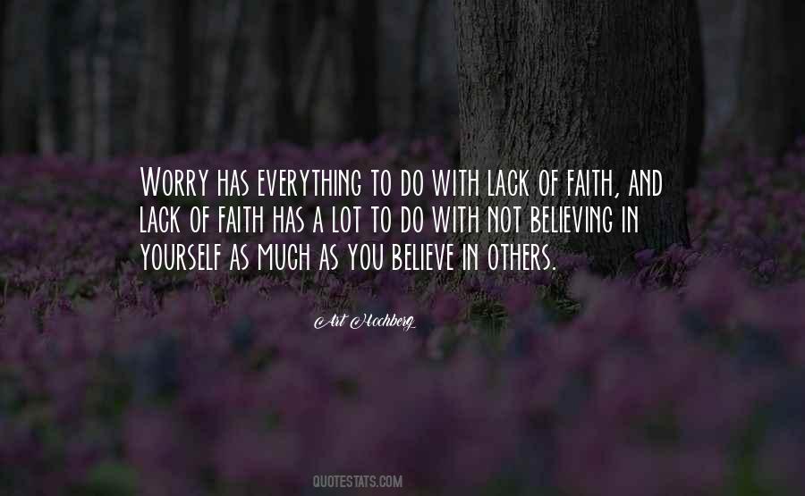 Quotes About Worry And Faith #1317495