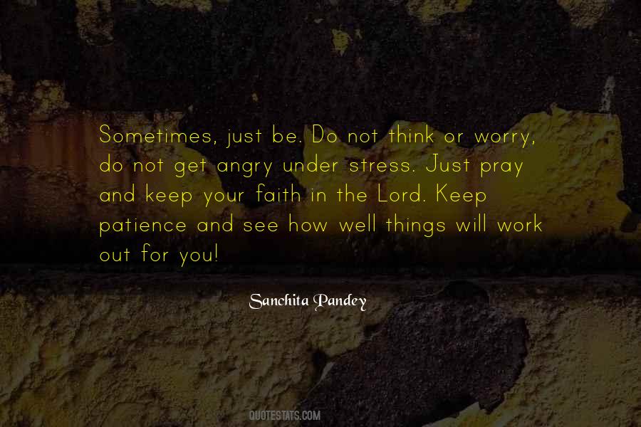 Quotes About Worry And Faith #157708