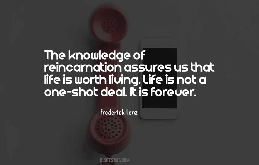 Quotes About Worth Living #1372307