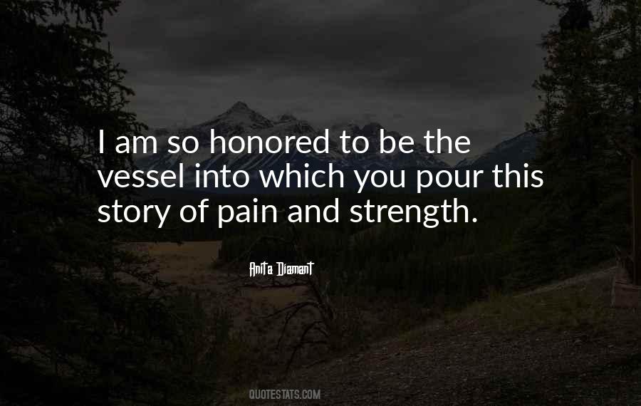 Quotes About Pain And Strength #2727