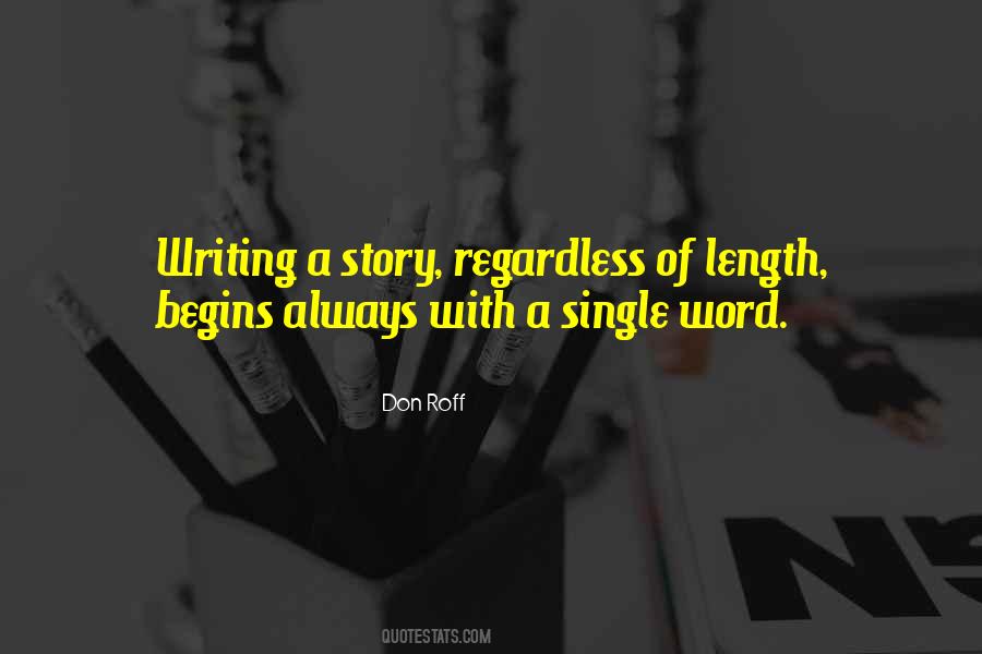 Quotes About Writing A Story #374713