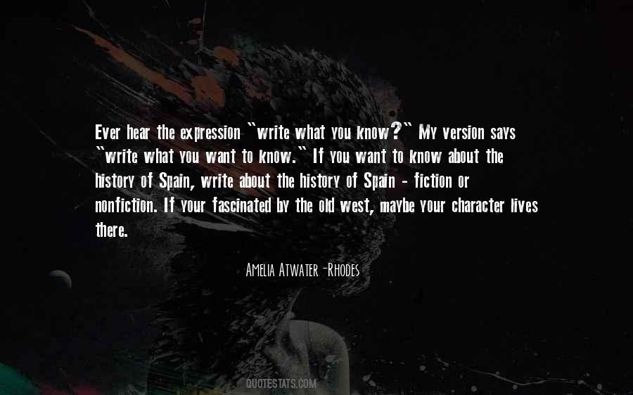 Quotes About Writing About History #1458604