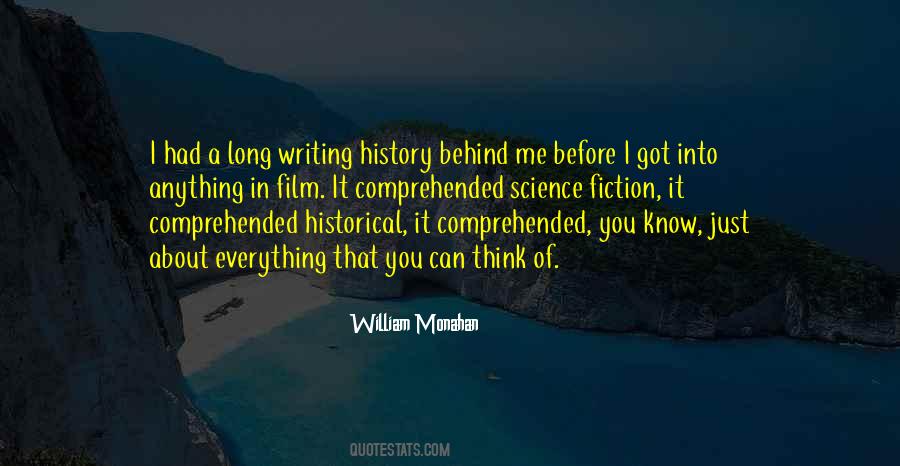 Quotes About Writing About History #1727529