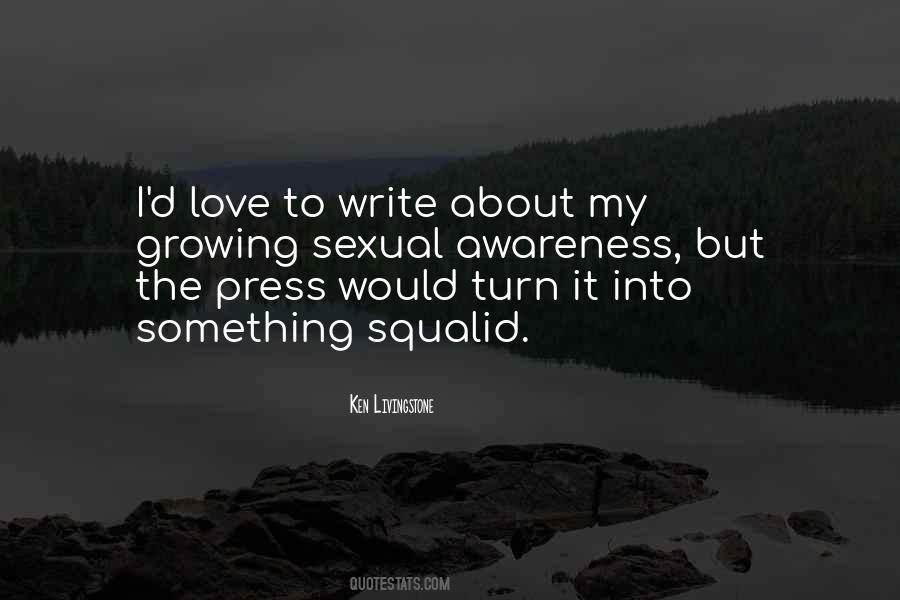 Quotes About Writing About Love #251622