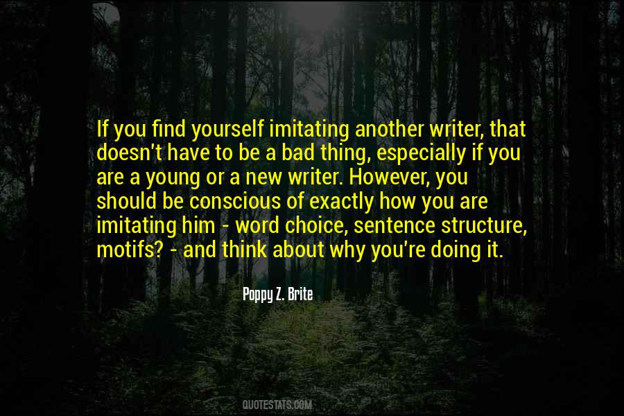 Quotes About Writing About Yourself #127791