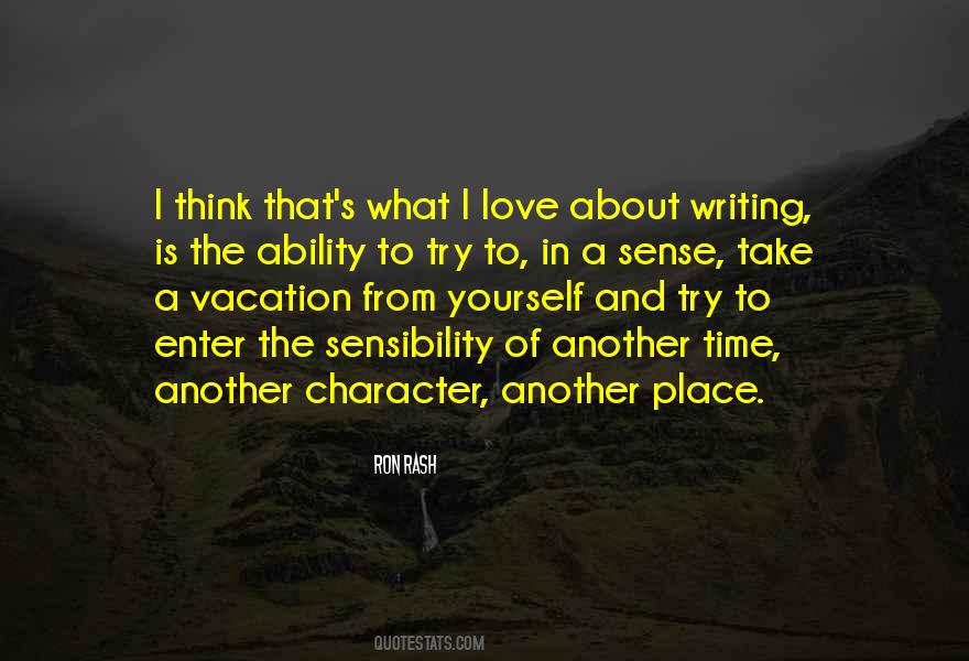 Quotes About Writing About Yourself #1563899