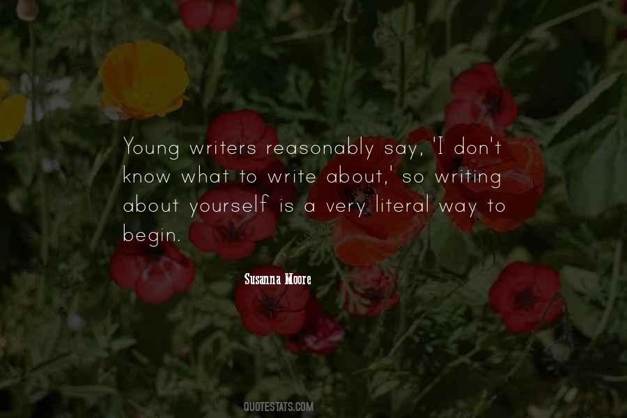 Quotes About Writing About Yourself #1576346