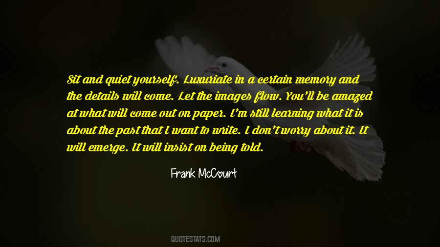 Quotes About Writing About Yourself #1616053