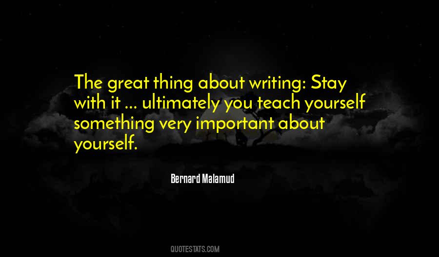 Quotes About Writing About Yourself #680509