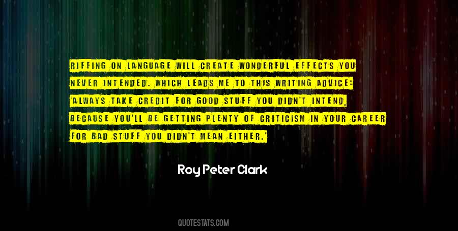 Quotes About Writing Advice #347752