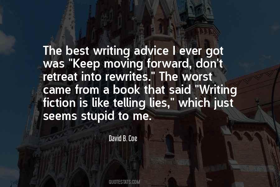 Quotes About Writing Advice #695159