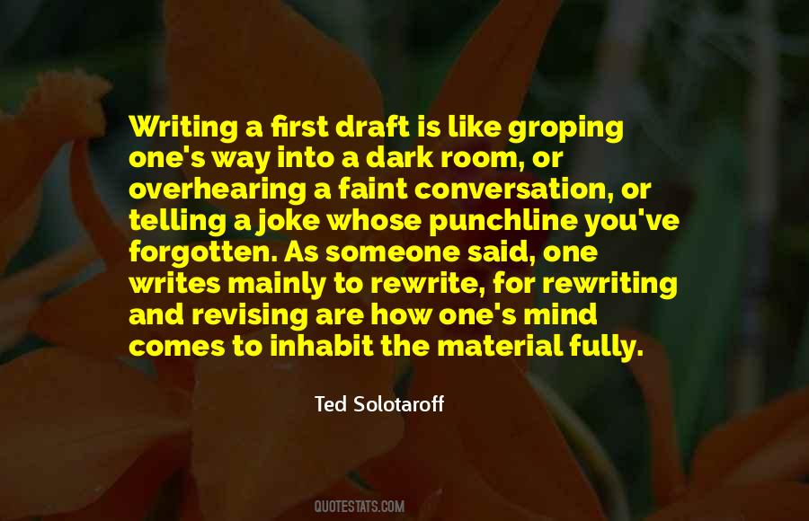 Quotes About Writing And Rewriting #1469981
