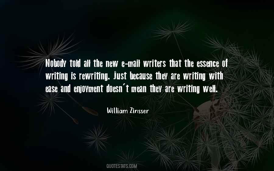 Quotes About Writing And Rewriting #909502