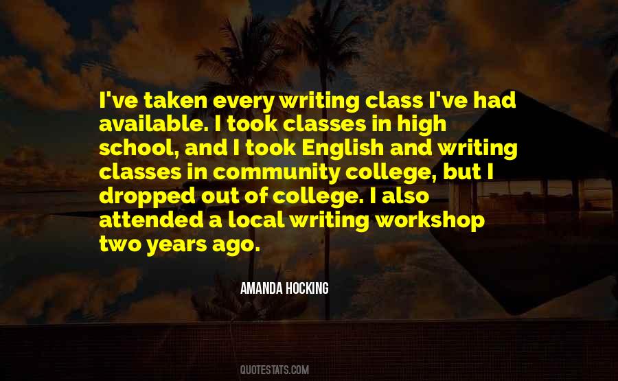 Quotes About Writing Class #267037