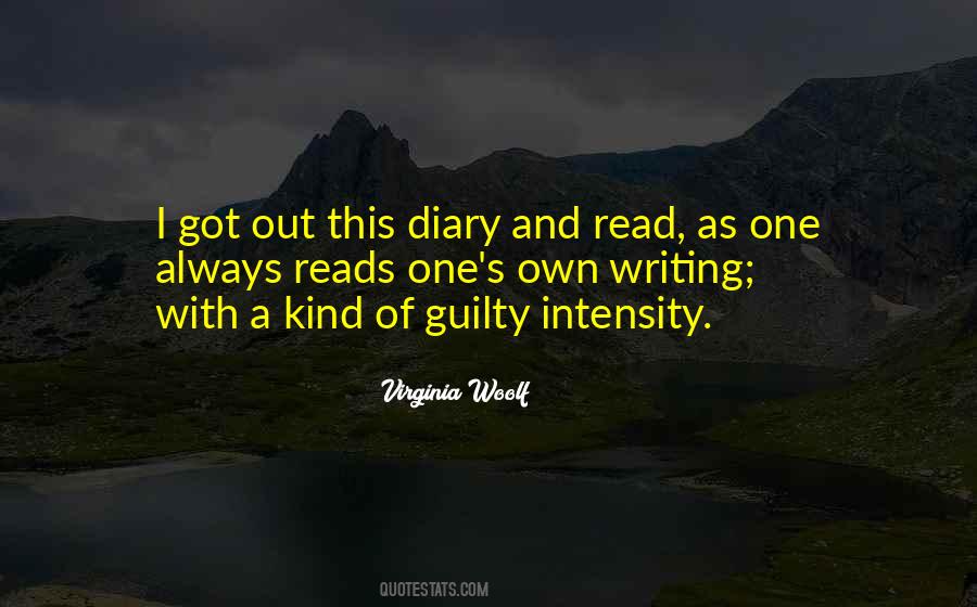 Quotes About Writing Diaries #1567896