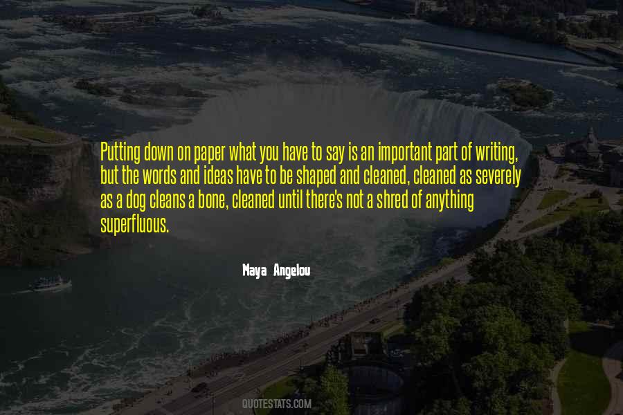 Quotes About Writing Down Ideas #1667175