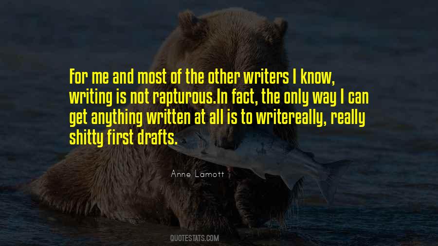 Quotes About Writing Drafts #1402065