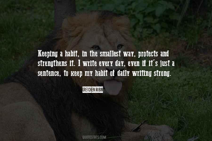 Quotes About Writing Every Day #130106