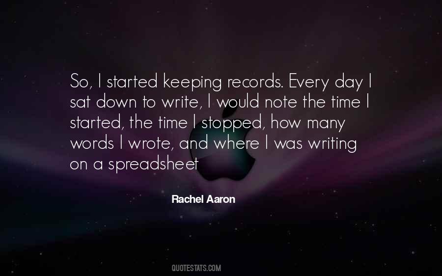 Quotes About Writing Every Day #187428