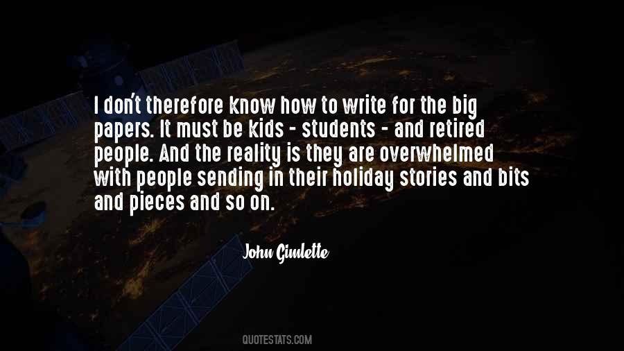 Quotes About Writing For Kids #1152101