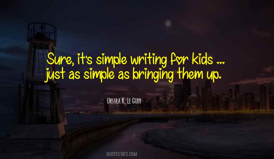 Quotes About Writing For Kids #1219184