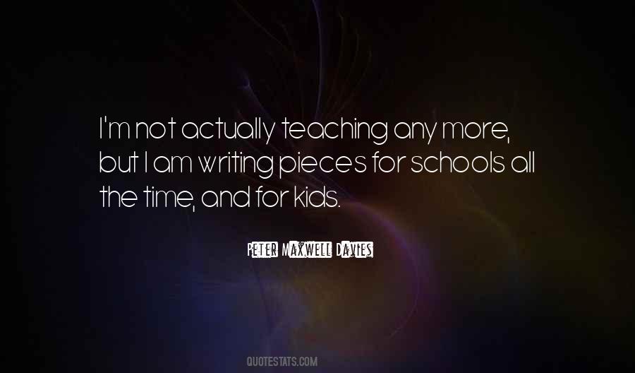 Quotes About Writing For Kids #1608945