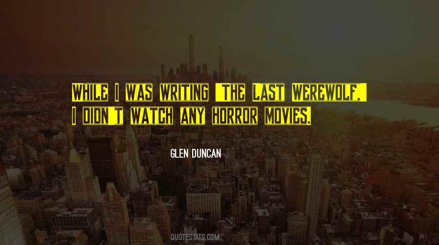 Quotes About Writing Horror #1605195