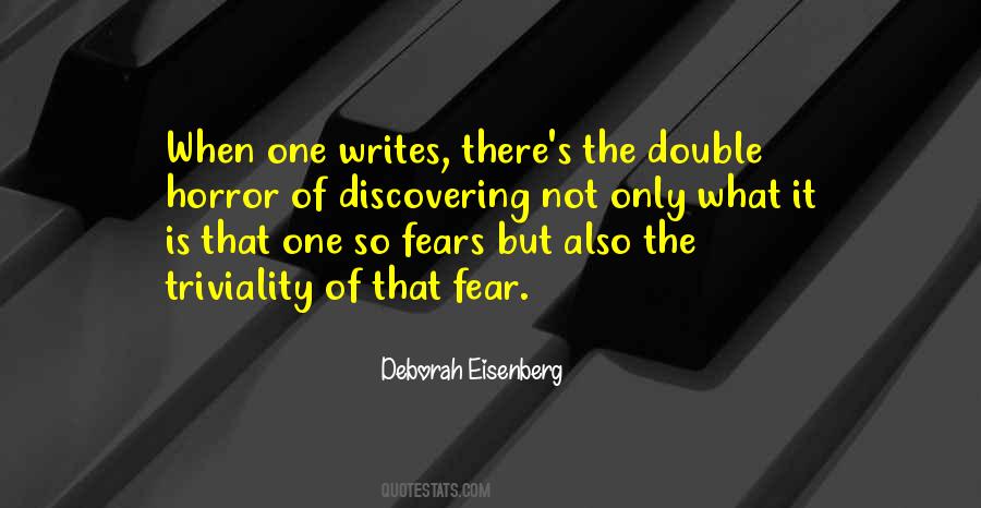 Quotes About Writing Horror #1703263