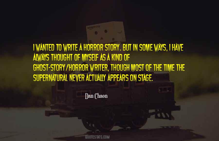 Quotes About Writing Horror #1844051