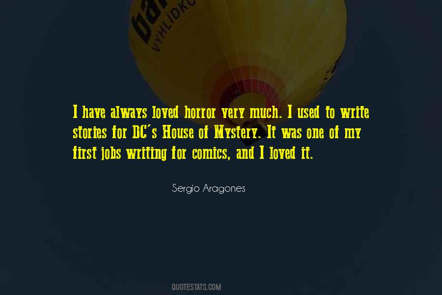 Quotes About Writing Horror #718773