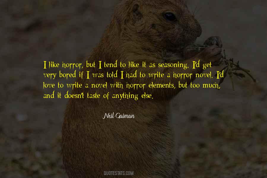 Quotes About Writing Horror #793583