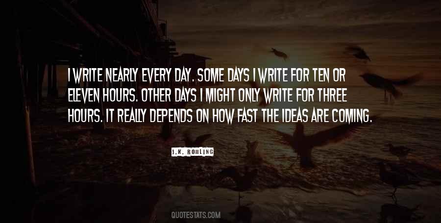 Quotes About Writing Ideas #18175