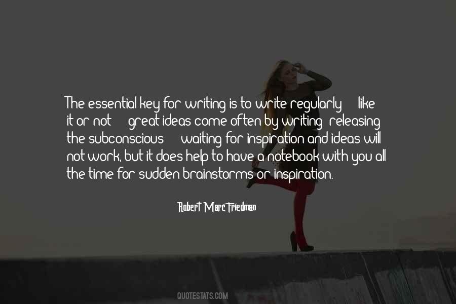 Quotes About Writing Ideas #193627