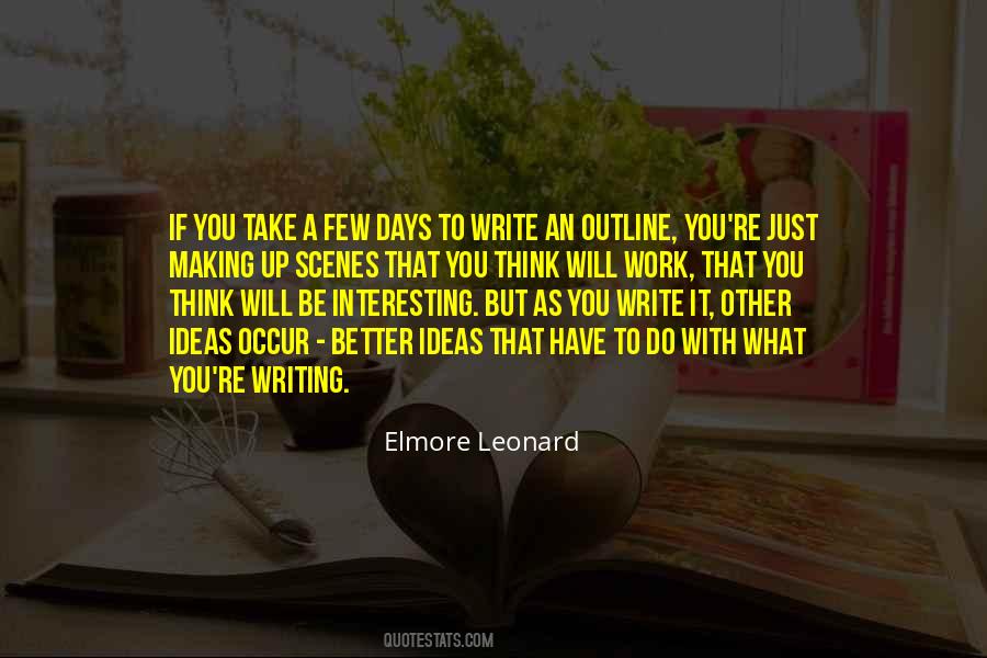 Quotes About Writing Ideas #207132