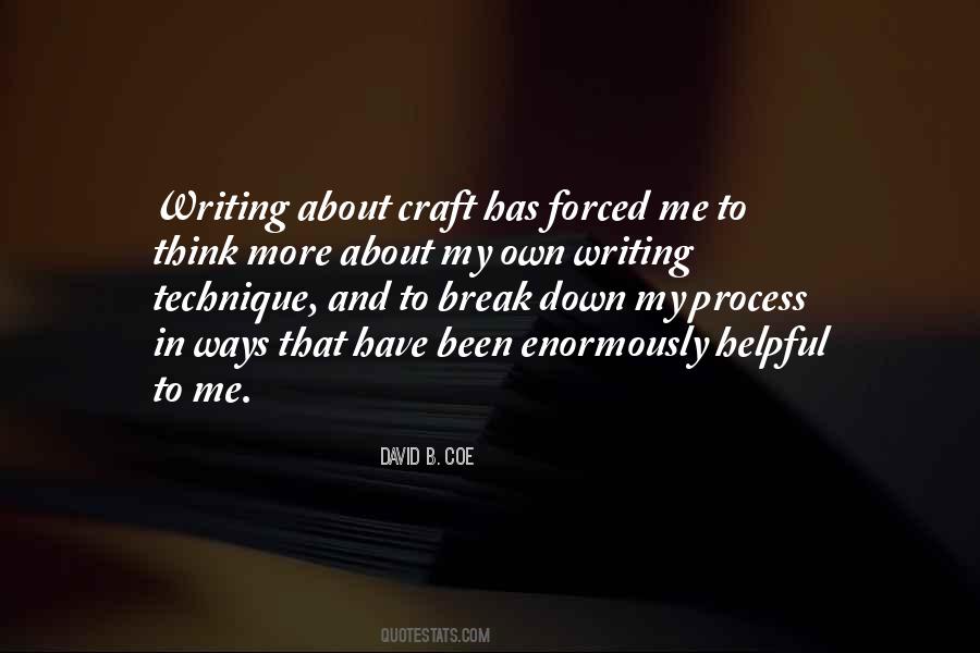 Quotes About Writing Technique #1177624
