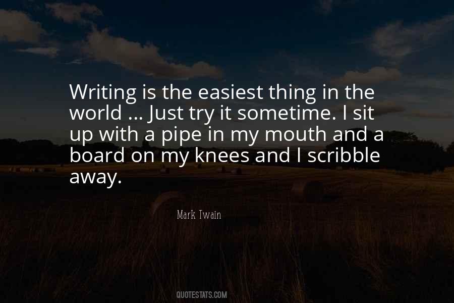 Quotes About Writing Twain #223676