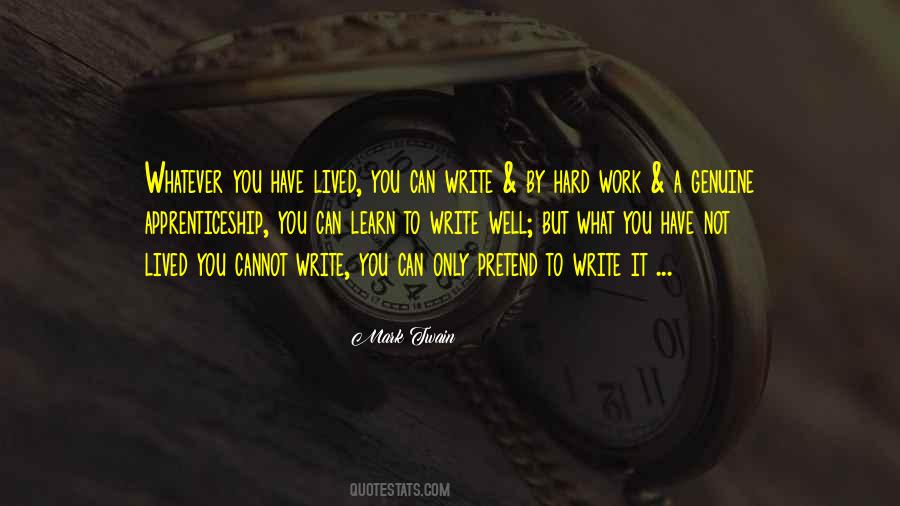 Quotes About Writing Twain #742087