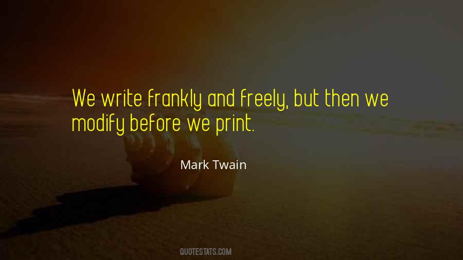 Quotes About Writing Twain #926259