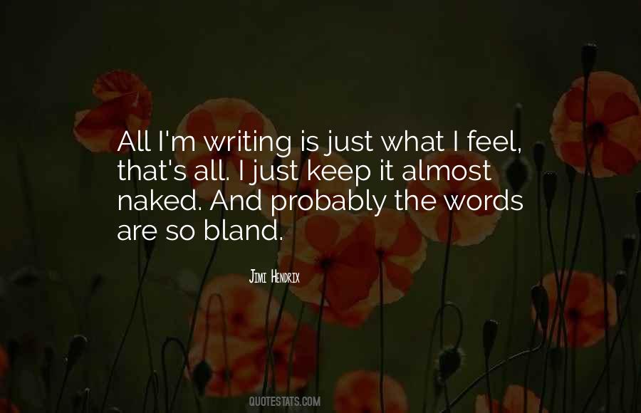 Quotes About Writing Words #65523