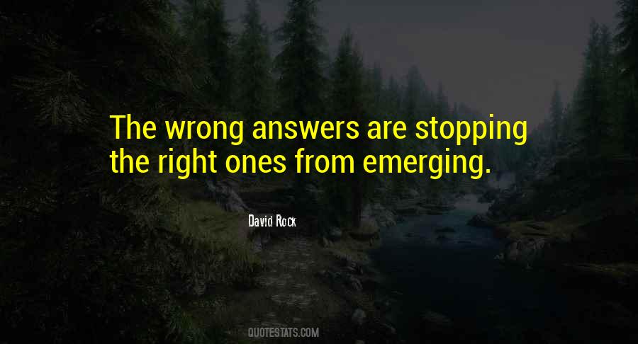 Quotes About Wrong Answers #1318483