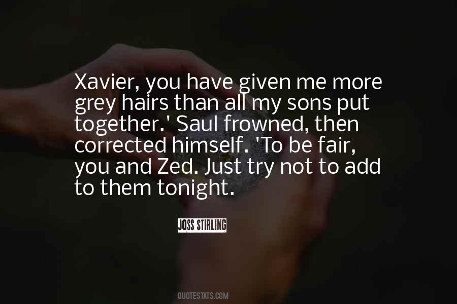 Quotes About Xavier #559940