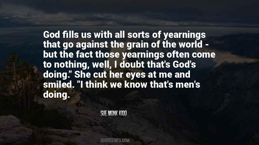 Quotes About Yearnings #1341950