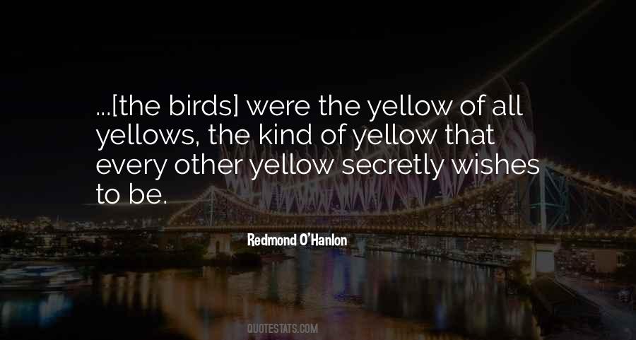 Quotes About Yellow Birds #60612