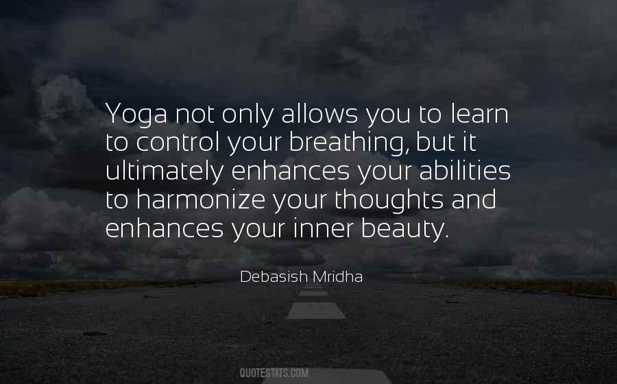 Quotes About Yoga Breathing #1378457