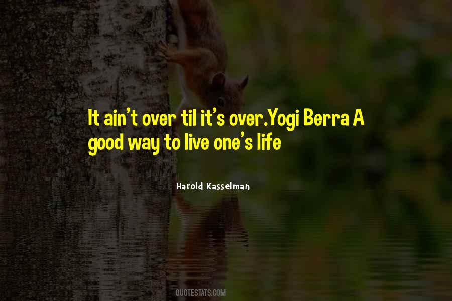 Quotes About Yogi #89180